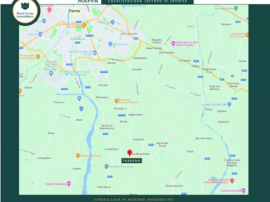 Immagine 2 di Terreno in vendita  a Parma