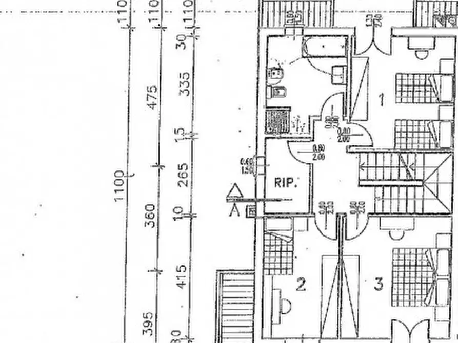 Immagine 21 di Casa bifamiliare in vendita  in via del priolo a Cesena