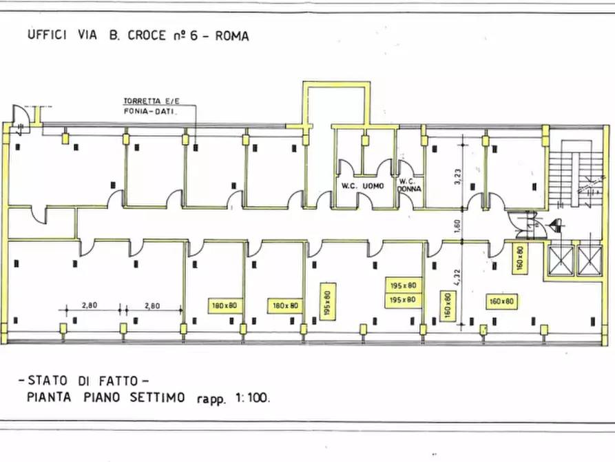 Immagine 20 di Ufficio in vendita  in Via Benedetto Croce a Roma