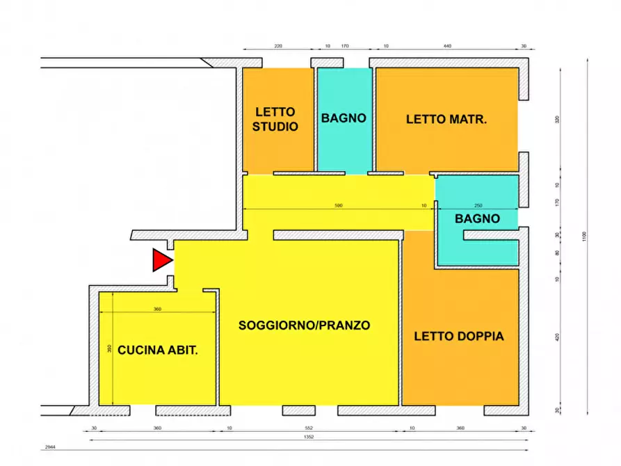 Immagine 14 di Appartamento in vendita  in Largo Antonio Cappellini a Rovigo
