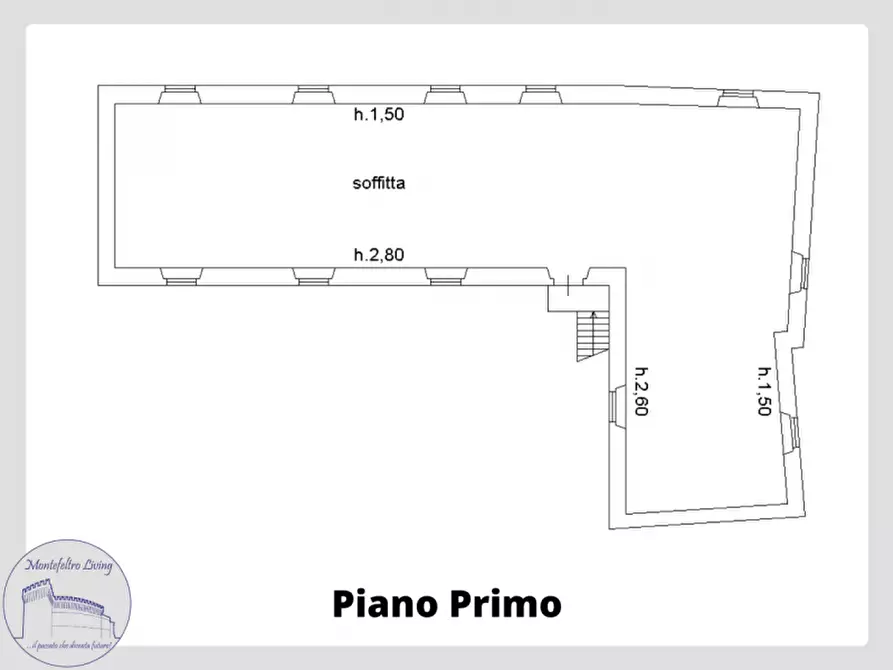 Immagine 38 di Rustico / casale in vendita  in Località Ca' Bacchio a Pietrarubbia
