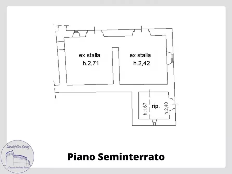 Immagine 39 di Rustico / casale in vendita  in Località Ca' Bacchio a Pietrarubbia
