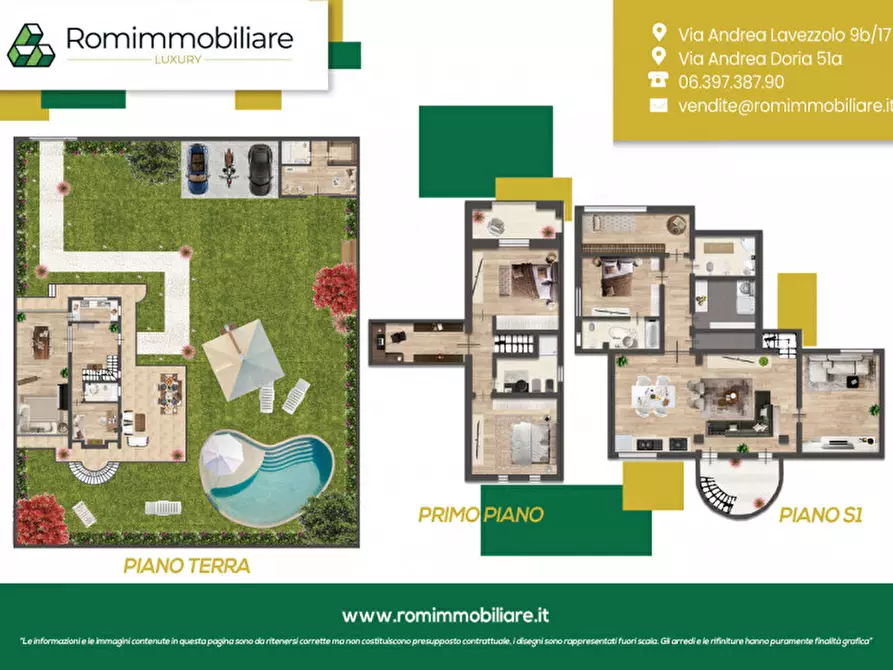 Immagine 37 di Casa bifamiliare in vendita  in Via Prato Lauro a Roma