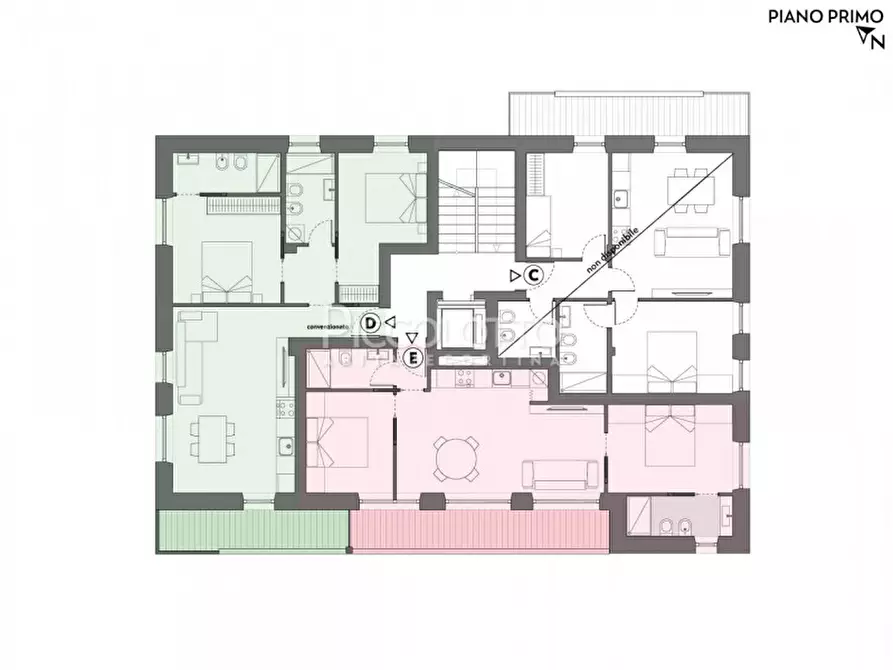 Immagine 22 di Appartamento in vendita  in Località Zuel a Cortina D'ampezzo