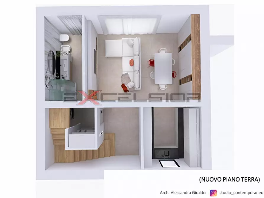 Immagine 18 di Villetta a schiera in vendita  in via G. Matteotti n.20/bis a Cavarzere