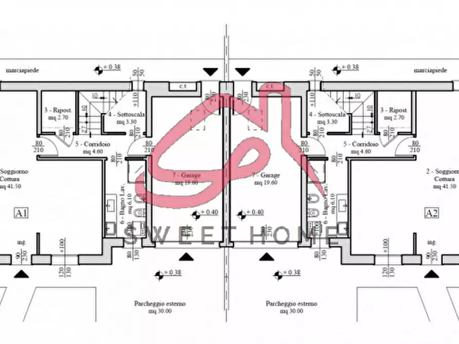 Immagine 1 di Casa bifamiliare in vendita  in via Montà a Padova