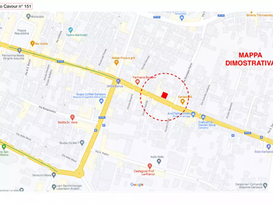 Immagine 10 di Negozio in vendita  in corso Cavour n° 151 a Garlasco