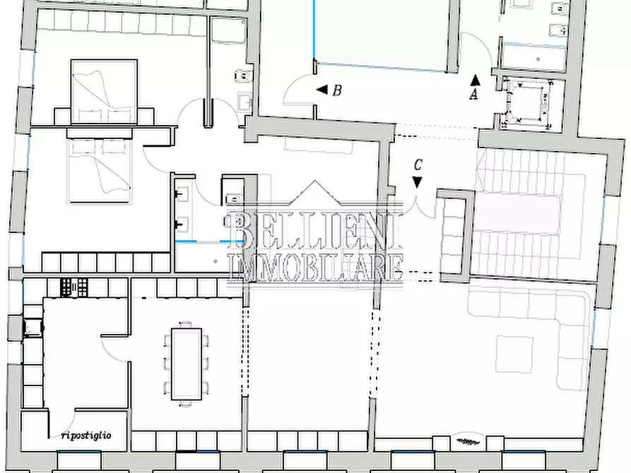 Immagine 33 di Attico in vendita  in Contrà Lampertico Fedele a Vicenza