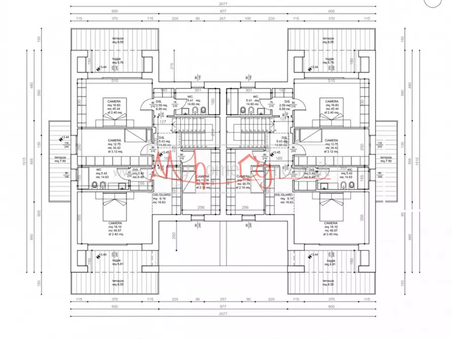 Immagine 11 di Casa bifamiliare in vendita  a Saccolongo