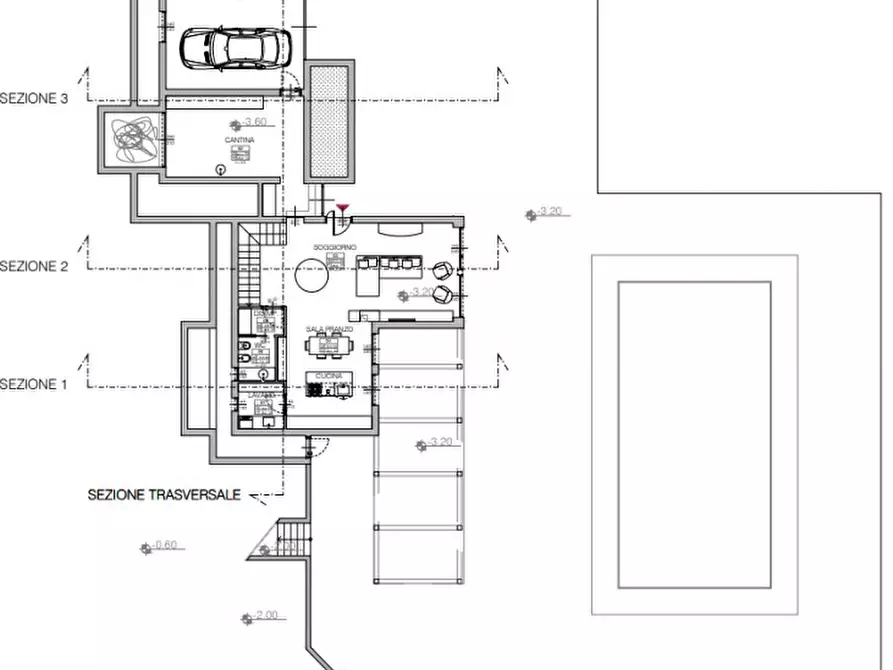 Immagine 4 di Villa in vendita  in Via Vecchia Torre a Offagna