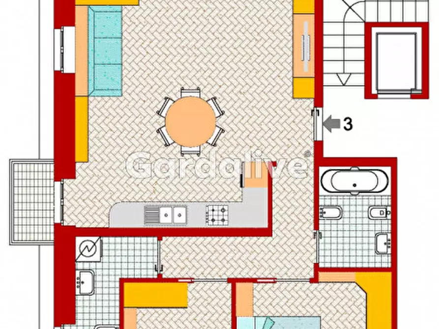 Immagine 8 di Appartamento in vendita  a Gardone Riviera