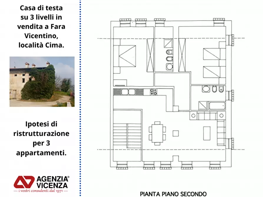 Immagine 18 di Villetta a schiera in vendita  in Via Poletti a Fara Vicentino