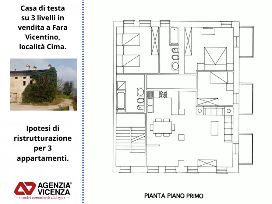 Immagine 19 di Villetta a schiera in vendita  in Via Poletti a Fara Vicentino