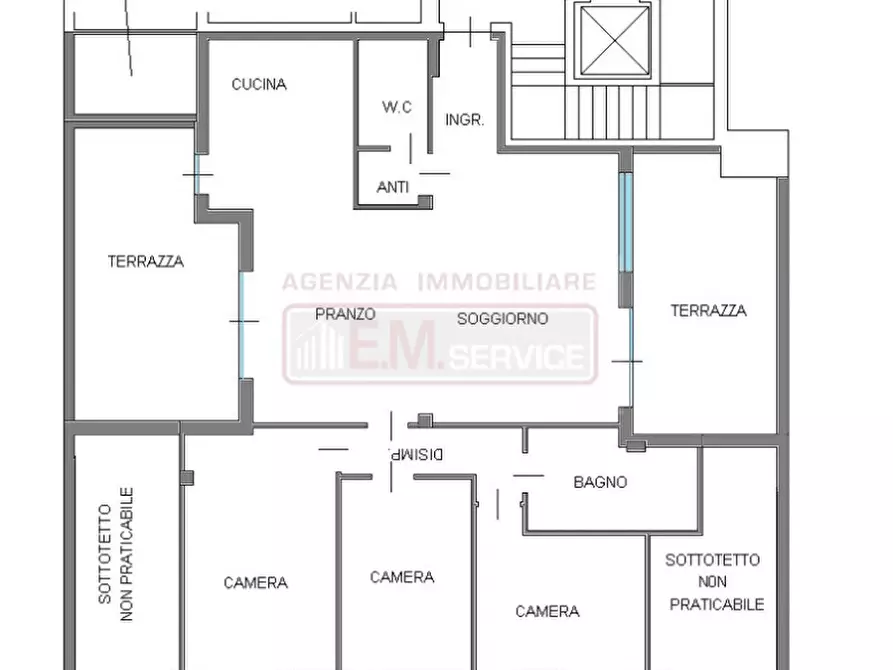 Immagine 28 di Attico in vendita  in del Donatore a Monastier Di Treviso