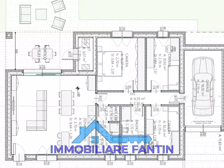 Immagine 2 di Appartamento in vendita  in VIA GHIRADA a Treviso