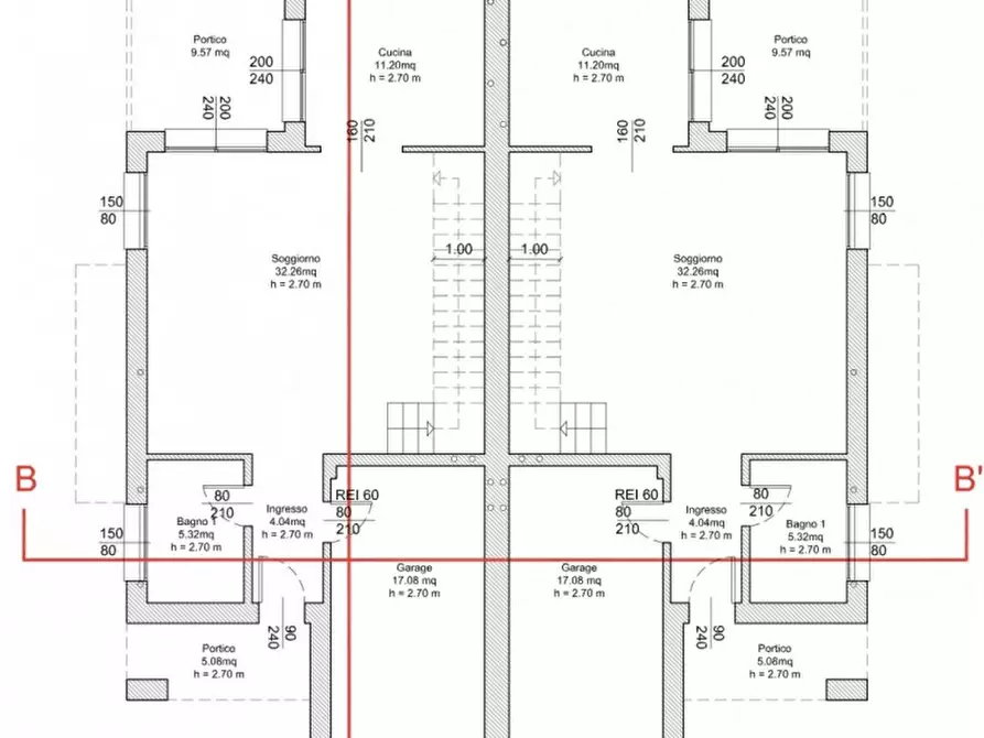 Immagine 9 di Casa bifamiliare in vendita  a Albignasego