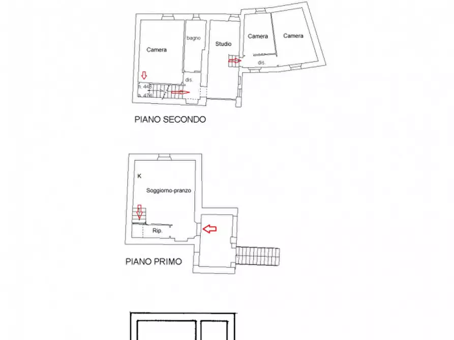 Immagine 28 di Casa quadrifamiliare in vendita  a Rapolano Terme