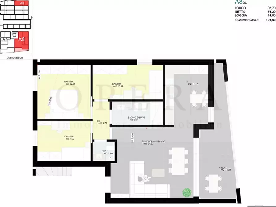 Immagine 3 di Attico in vendita  in Via Pietralba 14 a Laives .Leifers.