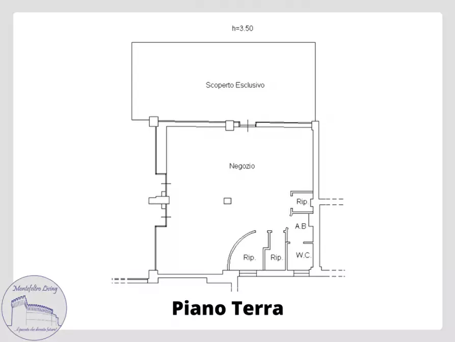 Immagine 8 di Attività commerciale in vendita  in via Mazzini 38B a Urbania