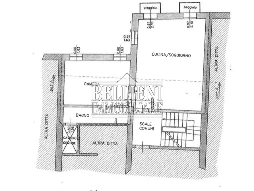 Immagine 10 di Appartamento in vendita  in viale margherita a Vicenza