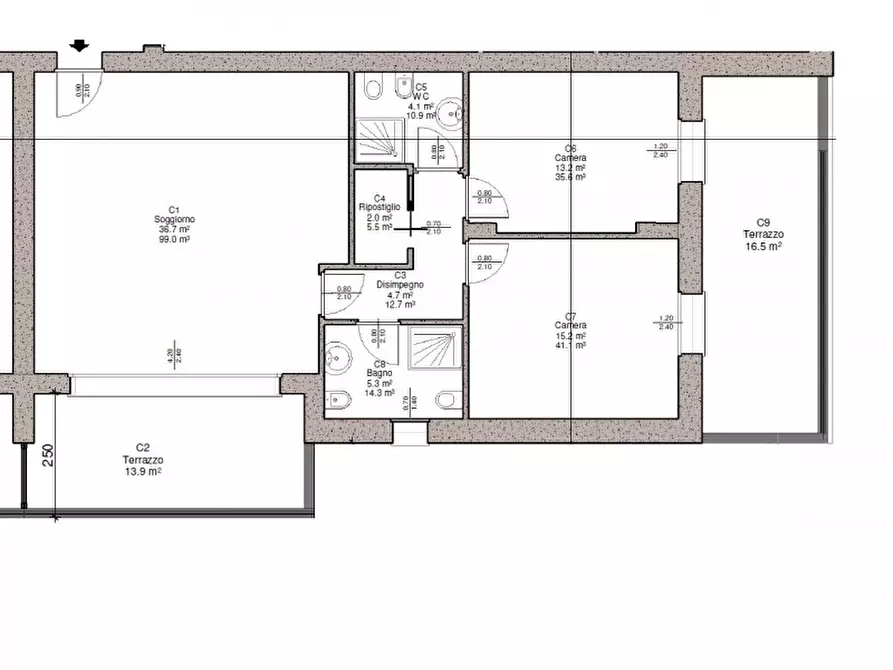 Immagine 22 di Appartamento in vendita  in Via Curzio Frasio a Dolo