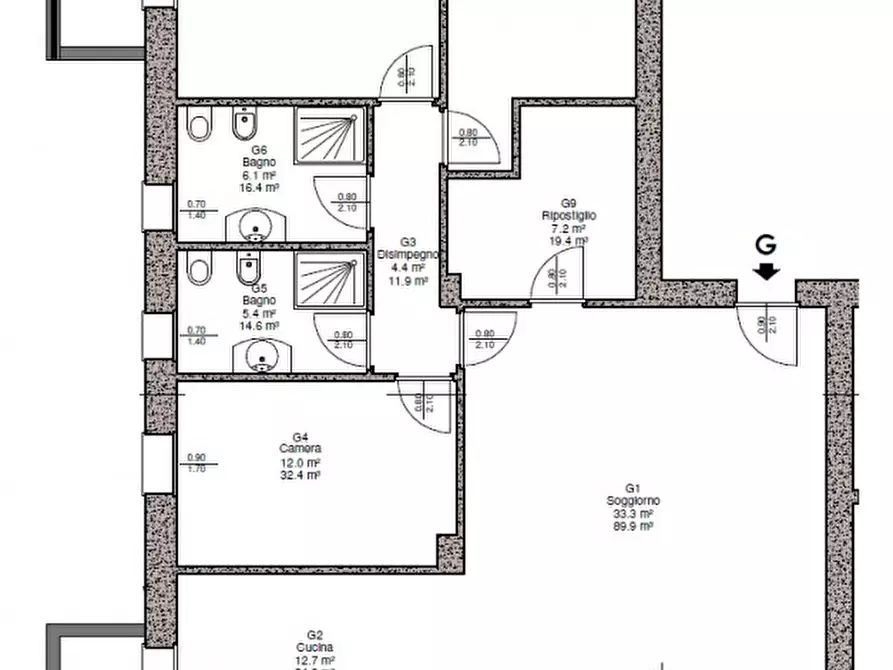 Immagine 22 di Appartamento in vendita  in Via Curzio Frasio a Dolo