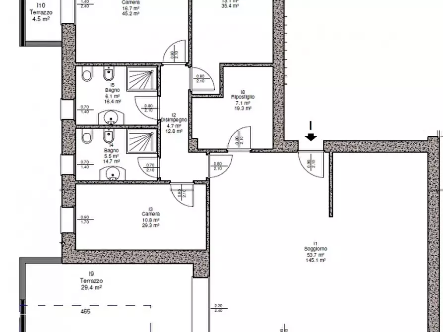 Immagine 22 di Attico in vendita  in Via Curzio Frasio a Dolo