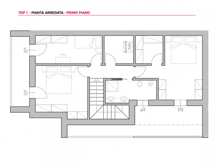 Immagine 7 di Casa trifamiliare in vendita  in via Giovanni Falcone a Vigodarzere