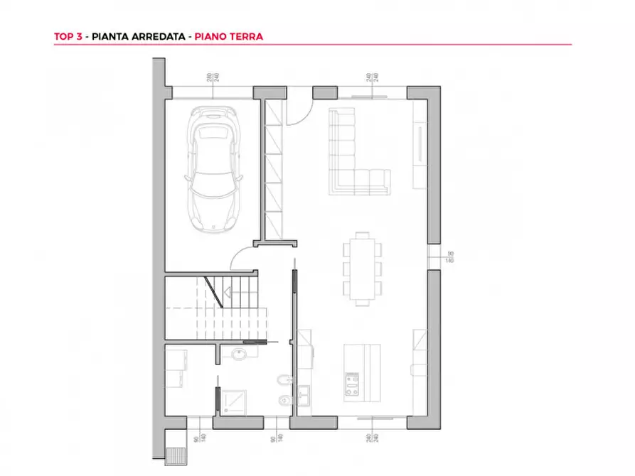 Immagine 5 di Casa trifamiliare in vendita  in via Giovanni Falcone a Vigodarzere
