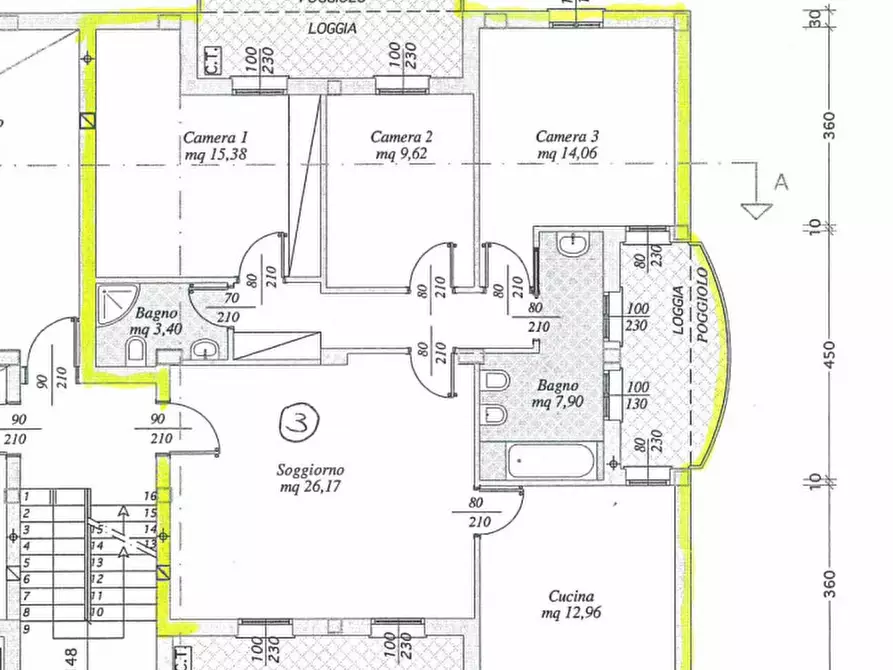Immagine 9 di Appartamento in vendita  a Brugine