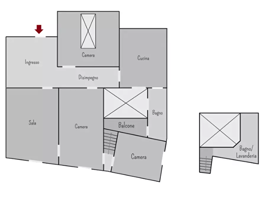 Immagine 41 di Appartamento in vendita  in Via belle arti 7 a Bologna