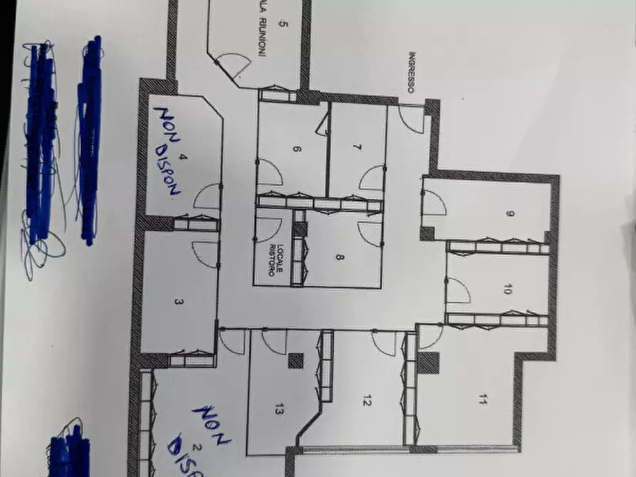 Immagine 38 di Ufficio in affitto  in via benedetto croce a Roma