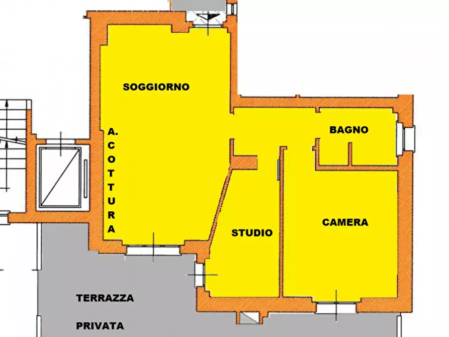 Immagine 2 di Appartamento in vendita  in via Fosse Ardeatine a Cortona