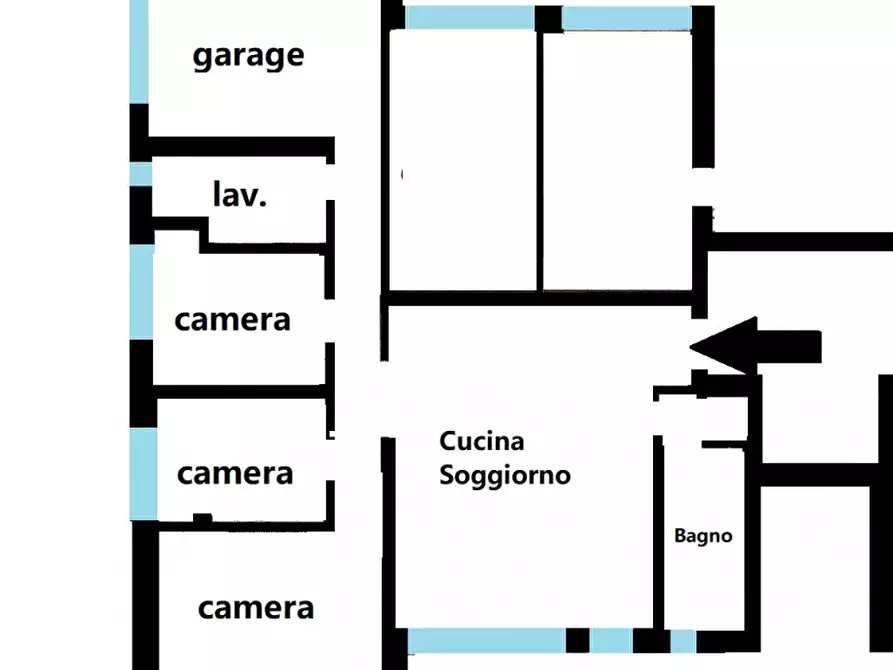 Immagine 22 di Appartamento in vendita  in Via Verdi a Trebaseleghe