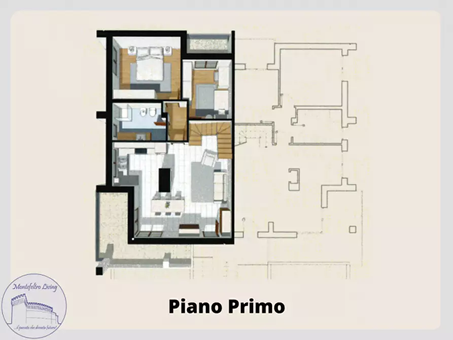 Immagine 20 di Appartamento in vendita  in via Martiri di via Fani a Piandimeleto