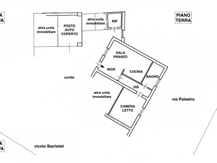 Immagine 23 di Casa indipendente in vendita  in vicolo Bachelet n° 2 a Mede