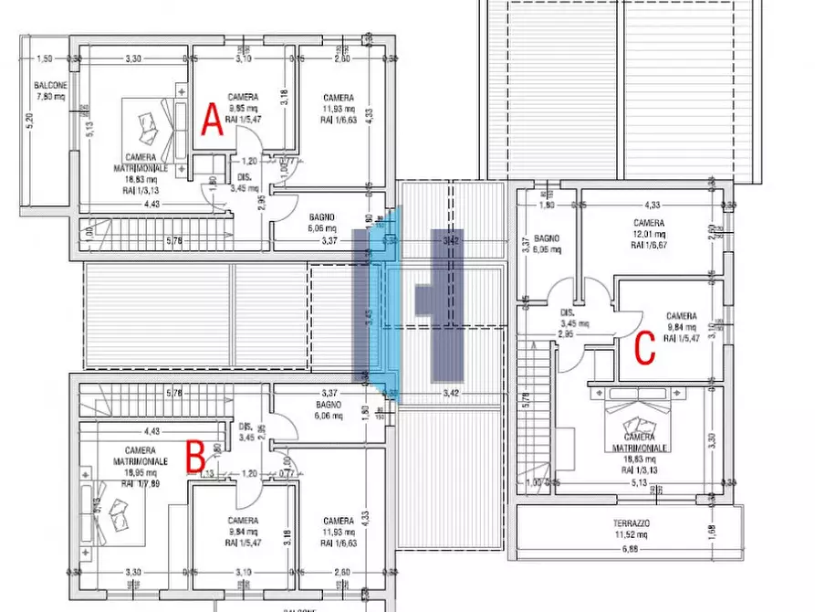 Immagine 33 di Casa trifamiliare in vendita  in via vittorio arici 85 a Brescia