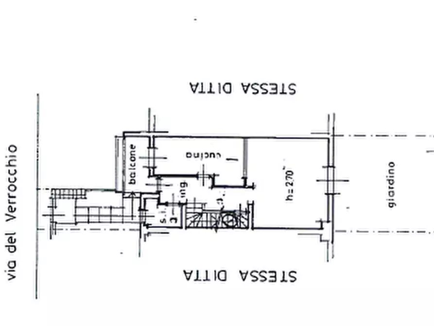 Immagine 41 di Villetta a schiera in vendita  in Via Andrea del Verrocchio 399 a Brescia