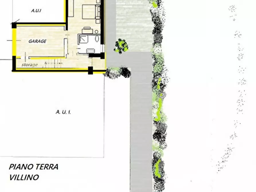 Immagine 6 di Villetta a schiera in affitto  in strada statale Pasubio a Vicenza