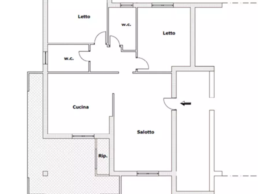 Immagine 1 di Appartamento in vendita  in Contrada Merenzate a Mendicino