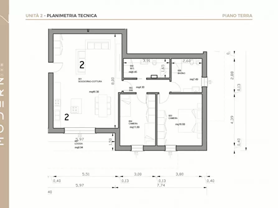 Immagine 14 di Appartamento in vendita  in via Don Alessandro Dittadi a Vigodarzere