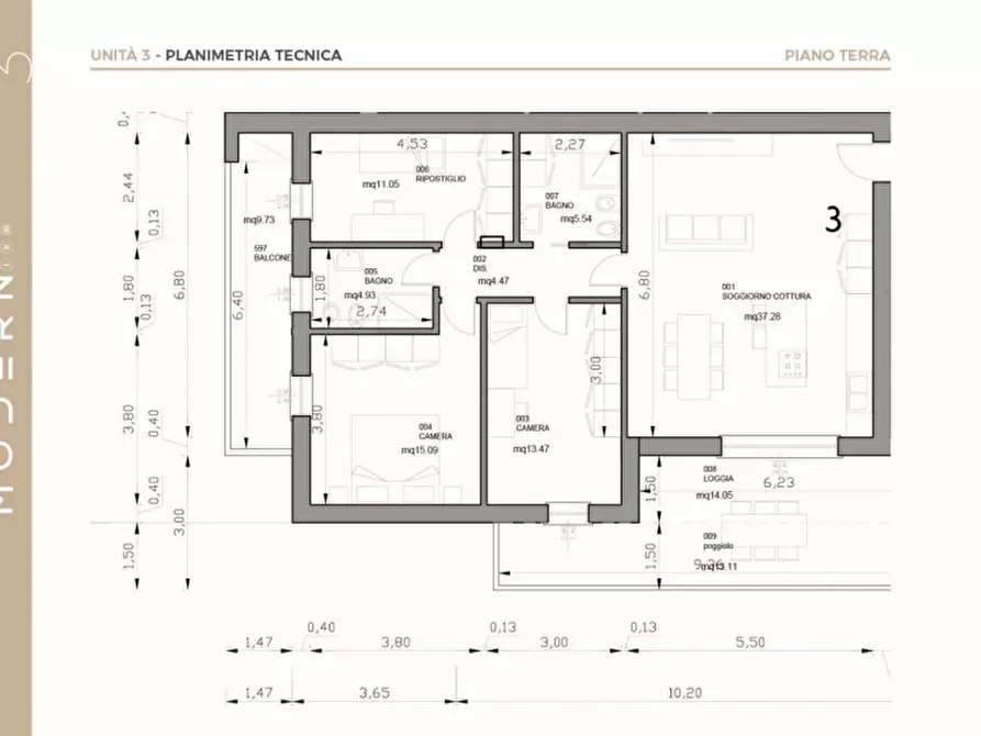 Immagine 14 di Appartamento in vendita  in via Don Alessandro Dittadi a Vigodarzere