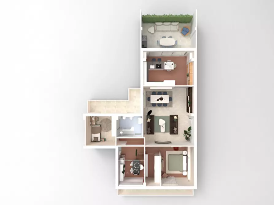 Immagine 5 di Appartamento in vendita  in PIAZZA STAZIONE a Pace Del Mela