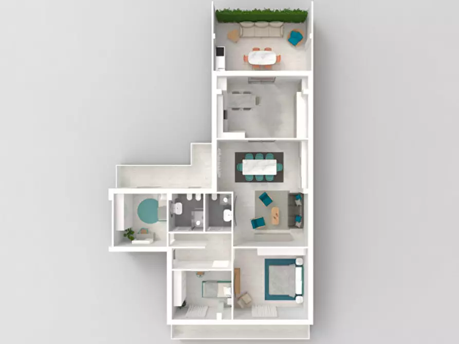 Immagine 5 di Rustico / casale in vendita  in PIAZZA STAZIONE a Pace Del Mela