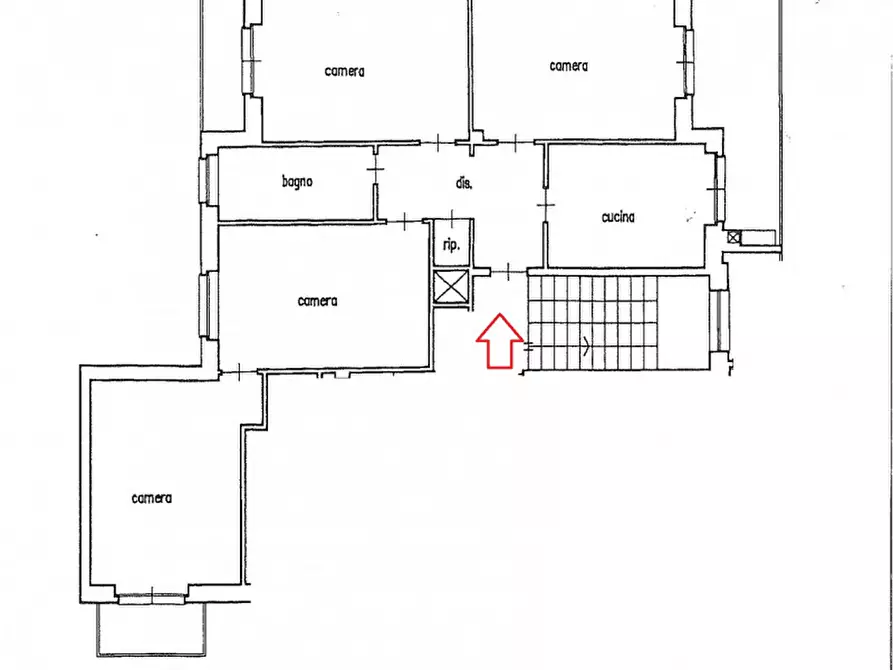 Immagine 15 di Appartamento in vendita  in corso piave 49 a Alba