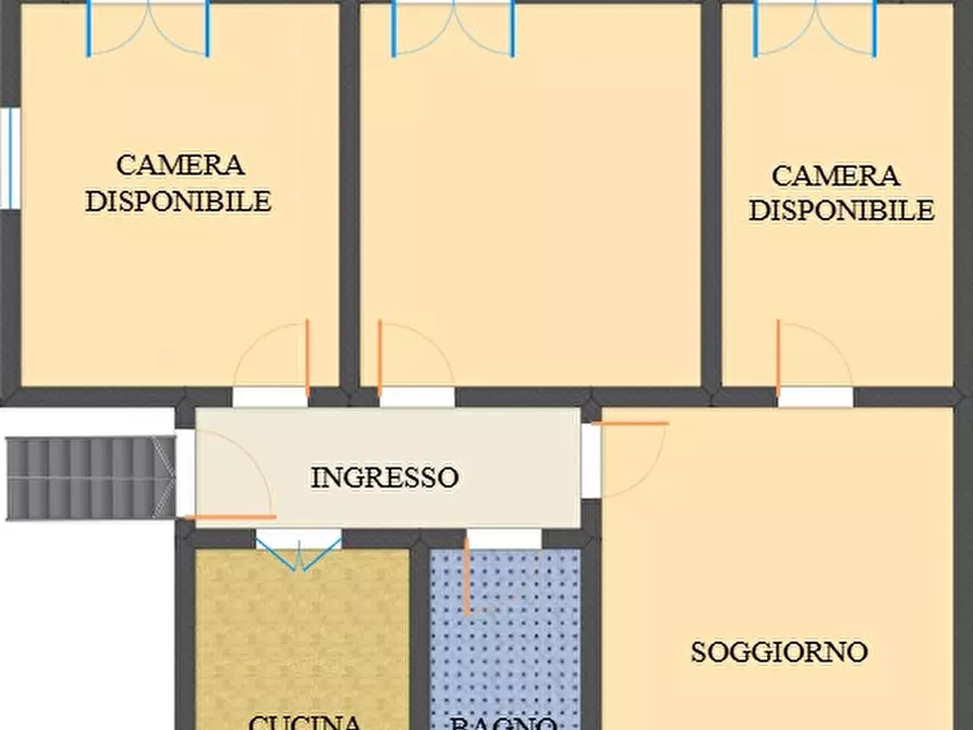 Immagine 16 di Camera in affitto  in Via Filippo Corazza 5 a Palermo