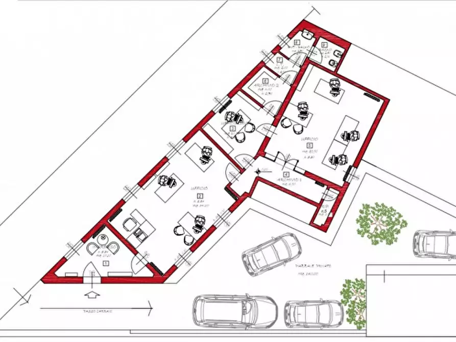 Immagine 17 di Ufficio in affitto  in PIAZZA SAN JACOPINO a Firenze