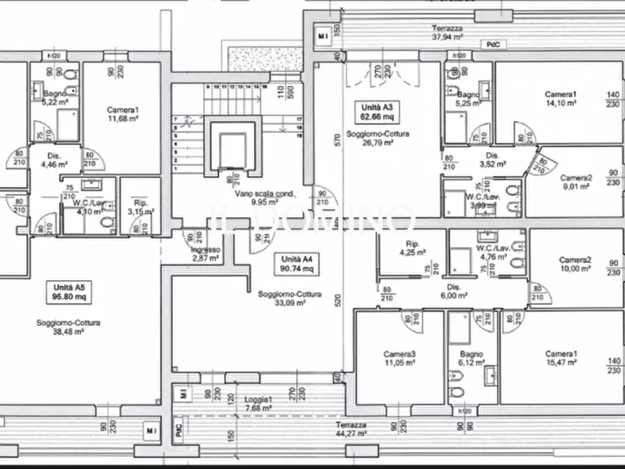 Immagine 7 di Appartamento in vendita  in Via Cristoforo Colombo a Abano Terme