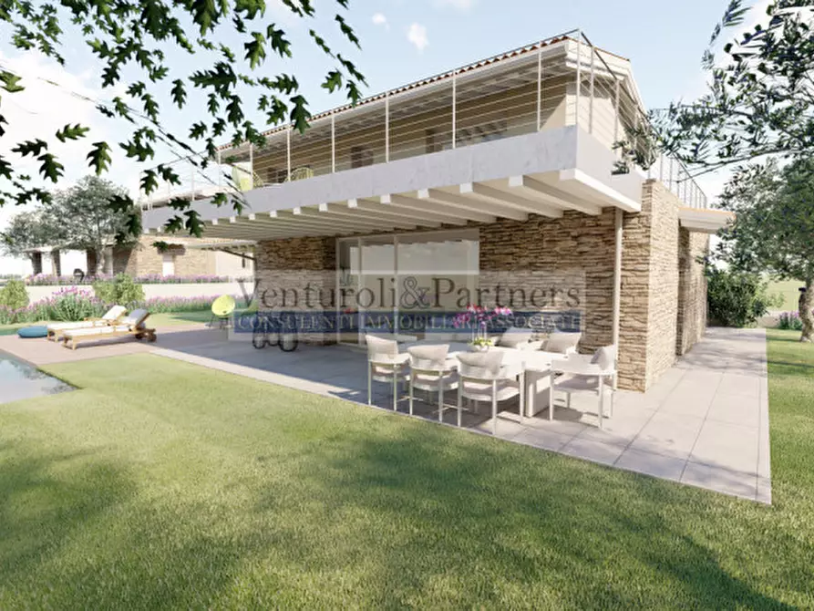 Immagine 1 di Villa in vendita  in via san sivino a Moniga Del Garda