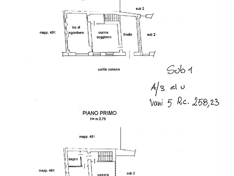 Immagine 25 di Casa bifamiliare in vendita  in Piazza Felice D'Ambrogio 2 a Pontestura